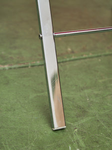 Vintage Red Cherry Acrylic Lucite Chrome Folding Chair