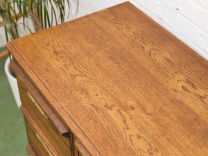 Lane Pecan Wood 9 Drawer Dresser