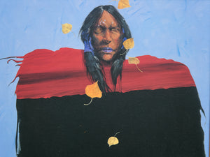 Cottonwood Brave Limited Edition Print by Lawrence W. Lee
