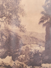 Load image into Gallery viewer, Sepia Desert Landscape with Native American Figure
