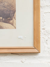 Load image into Gallery viewer, Sepia Desert Landscape with Native American Figure
