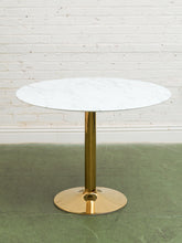 Load image into Gallery viewer, Jasmine Round Brass Base Tulip Table
