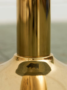 Jasmine Round Brass Base Tulip Table