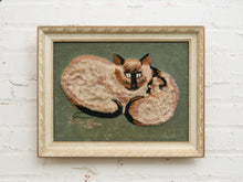 Load image into Gallery viewer, Siamese Cat Needlework, 1981
