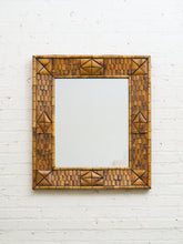 Load image into Gallery viewer, Tiki Style Mid Century Mirror
