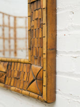 Load image into Gallery viewer, Tiki Style Mid Century Mirror
