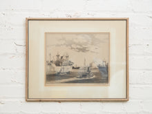 Load image into Gallery viewer, Gordon Grant - The Upper Bay-New York Lithograph Signed Original
