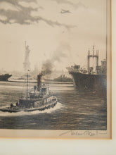 Load image into Gallery viewer, Gordon Grant - The Upper Bay-New York Lithograph Signed Original
