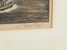 Load image into Gallery viewer, Gordon Grant - The Upper Bay-New York Lithograph Signed Original
