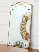 Load image into Gallery viewer, Vintage Regency Monumental Beveled Shield Mirror
