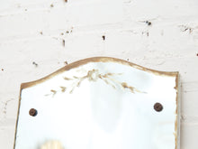 Load image into Gallery viewer, Vintage Regency Monumental Beveled Shield Mirror
