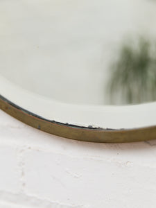 Turn of the Century Vintage Oval Beveled Mirror