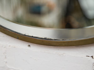Turn of the Century Vintage Oval Beveled Mirror