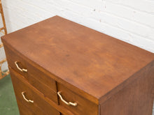 Load image into Gallery viewer, Four Drawer 1950s High Boy With Gold Hardware
