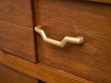 Load image into Gallery viewer, Four Drawer 1950s High Boy With Gold Hardware
