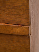 Load image into Gallery viewer, Four Drawer 1950s High Boy With Gold Hardware
