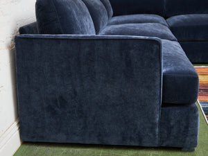 Michonne 3 Piece Corner Sofa in Amici Indigo