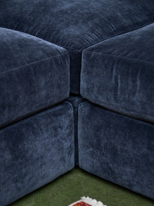 Michonne 3 Piece Corner Sofa in Amici Indigo