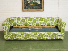 Load image into Gallery viewer, 1960’s Floral Green Sofa Bed
