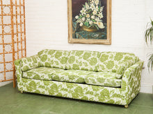Load image into Gallery viewer, 1960’s Floral Green Sofa Bed
