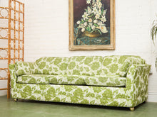 Load image into Gallery viewer, 1960’s Floral Green Sofa Bed
