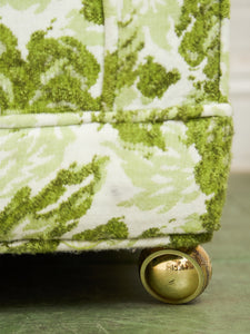 1960’s Floral Green Sofa Bed