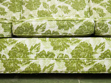 Load image into Gallery viewer, 1960’s Floral Green Sofa Bed
