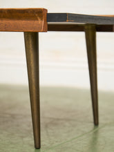Load image into Gallery viewer, Danish Modern Vintage Black Top Coffee Table

