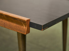 Load image into Gallery viewer, Danish Modern Vintage Black Top Coffee Table
