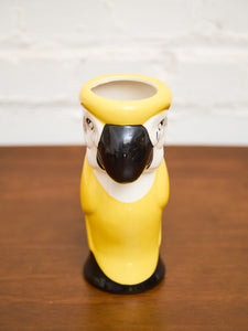 Toucan Tiki Ceramic Hand Painted Chartreuse Drinkware