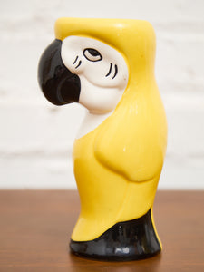 Toucan Tiki Ceramic Hand Painted Chartreuse Drinkware