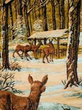 Load image into Gallery viewer, Vintage Winter Dear Tapestry
