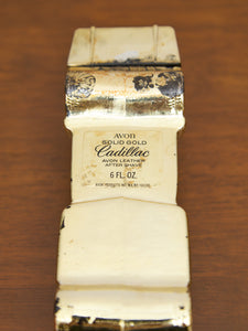 Vintage AVON Solid Gold Cadillac 6 Oz Bottle Wild Country Cologne