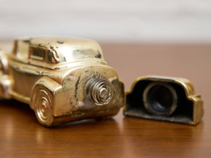 Vintage AVON Solid Gold Cadillac 6 Oz Bottle Wild Country Cologne