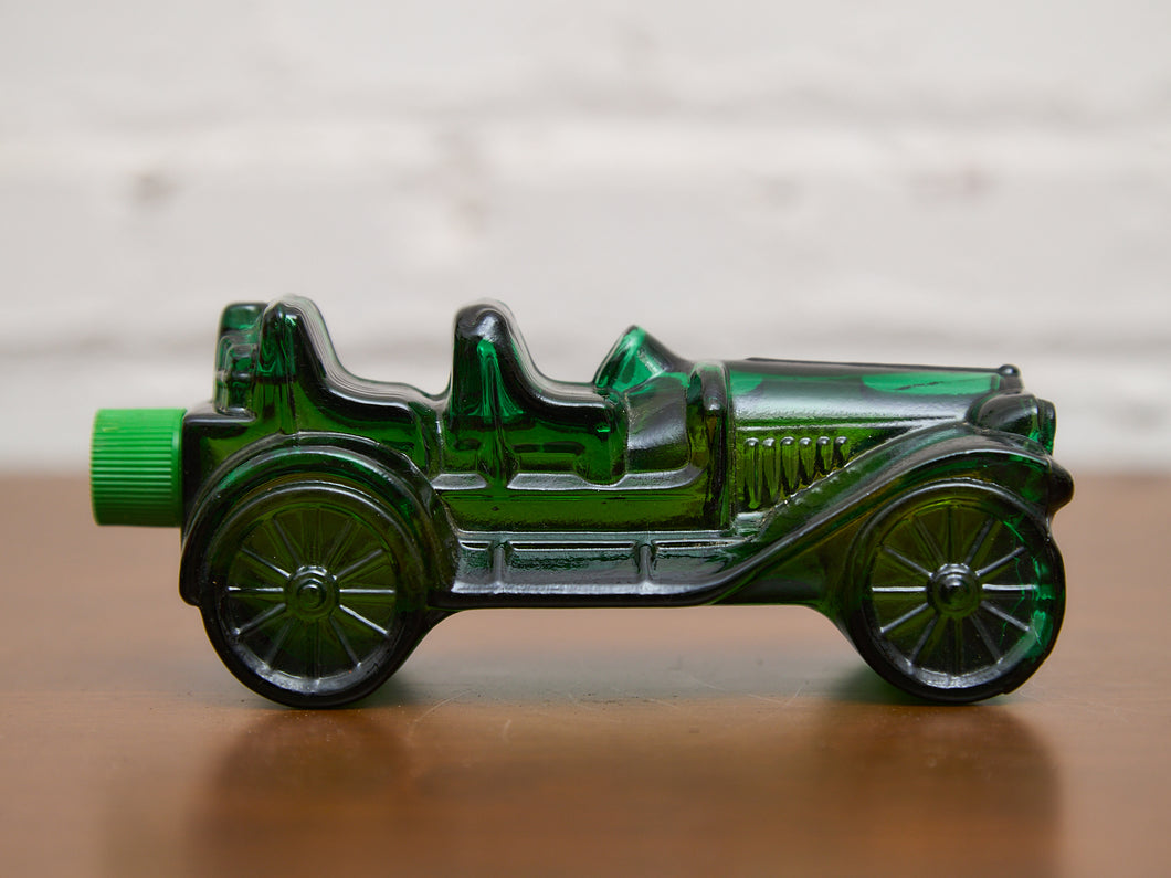 Green Car Vintage Aftershave Bottle