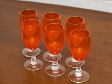 Load image into Gallery viewer, Pop Art Orange Wine Glasses
