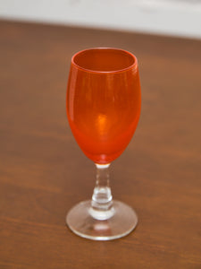 Pop Art Orange Wine Glasses