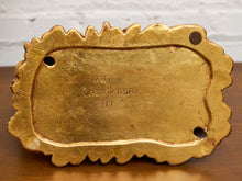 Load image into Gallery viewer, Kay Finch Vintage California Gold Ceramic Shih Tzu Dog Large

