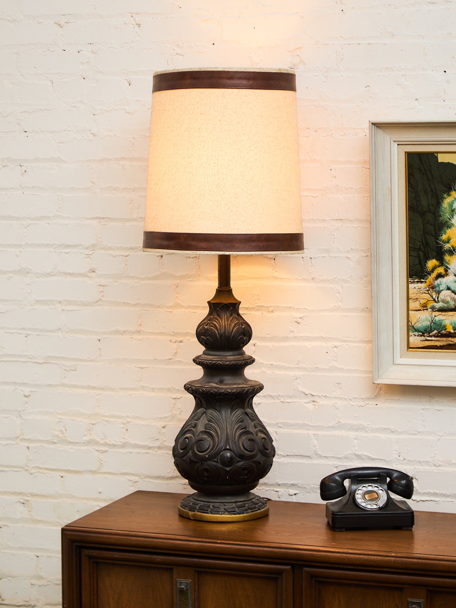 Ornate Vintage Hollywood Regency Original Table Lamp – Sunbeam Vintage