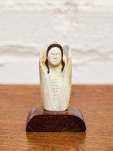 Load image into Gallery viewer, Alabaster Vintage Native figurine by David Farnham
