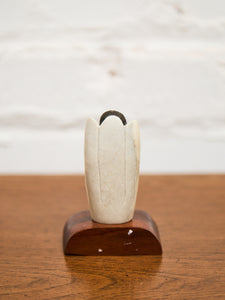 Alabaster Vintage Native figurine by David Farnham