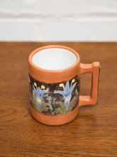 Load image into Gallery viewer, Hand-Painted Terracotta Mug with Floral Motif
