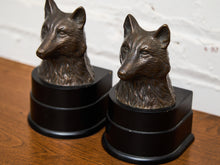 Load image into Gallery viewer, Wolf Vintage Heavy Bookends
