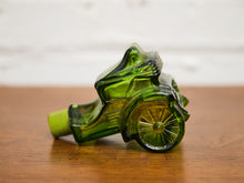 Load image into Gallery viewer, Vintage Avon Haynes-Apperson 1902 AvonBlend 7 AfterShave 4.5 Oz GreenGlassBottle
