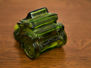 Vintage Avon Haynes-Apperson 1902 AvonBlend 7 AfterShave 4.5 Oz GreenGlassBottle