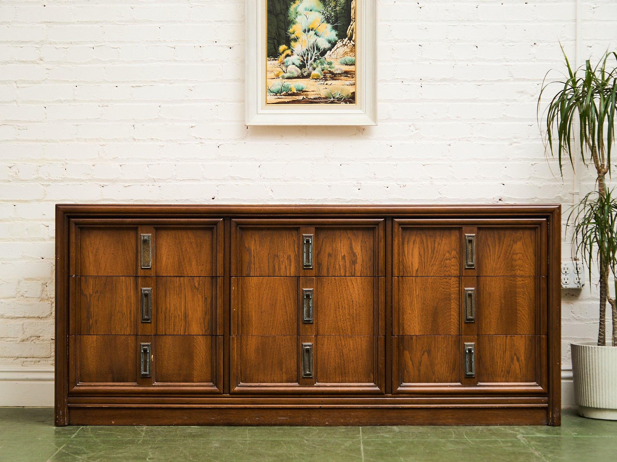 Vintage Nine Drawer 70's Dresser – Sunbeam Vintage