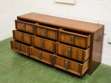 Load image into Gallery viewer, Vintage 9 Drawer 70’s Dresser
