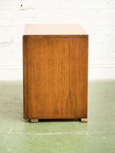 Load image into Gallery viewer, Pair of Double Drawer Mid Century Nightstands
