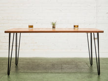 Load image into Gallery viewer, Danish Modern Gangsø Møbler Teak Dining Table with Tile Top by P. Hermann, 1970s with Hairpin Legs
