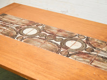 Load image into Gallery viewer, Danish Modern Gangsø Møbler Teak Dining Table with Tile Top by P. Hermann, 1970s with Hairpin Legs
